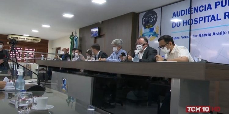 Câmara Municipal de Mossoró realiza audiência pública sobre o Hospital Regional Tarcísio Maia