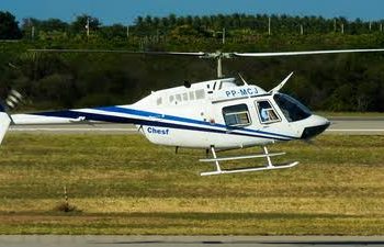 Helicóptero que seguia para Mossoró cai em Currais Novos; três pessoas morreram