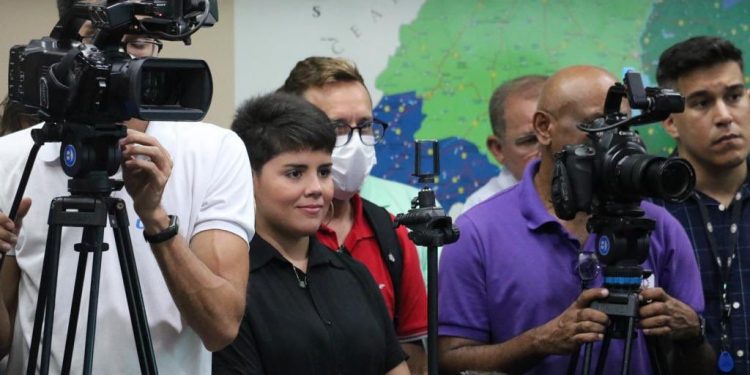 Jornalista esportiva da TCM estará em transmissão da Copa do Brasil com Tiago Leifert