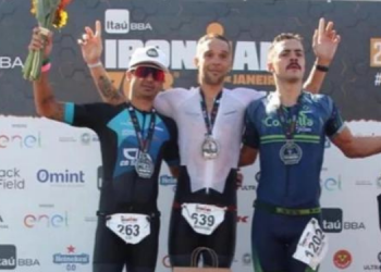 Atleta do RN fica em segundo no Ironman no RJ
