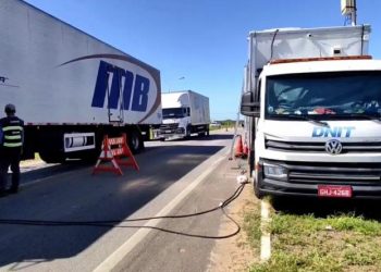 Moradores reclamam do local de pesagem de caminhões no Conjunto Cidade Alta