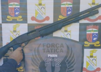 Homem é preso e arma furtada em Santa Catarina é apreendida em Mossoró