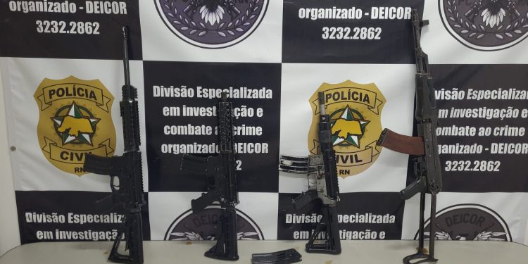 Quarta fase da Operação “Sinaloa” apreende quatro fuzis e vários carregadores em João Dias