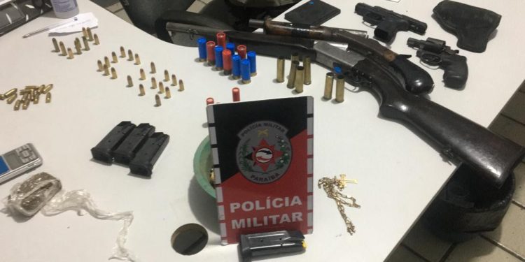 Ronda Policial: Mossoroenses são presos na Paraíba com armas e drogas