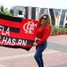 Com direito a foto no perfil oficial do Flamengo, potiguar viaja 27 horas para assistir final da libertadores