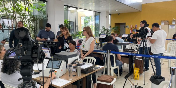 TRE/RN registrou apenas 0,29% de Urnas Eletrônicas substituídas no início da votação