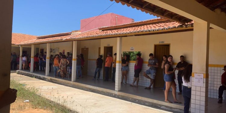 Em Umarizal, votação está tranquila e lenta