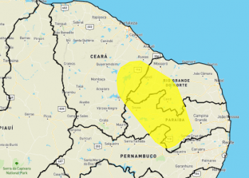 Inmet emite alerta de baixa umidade em 72 municípios do RN