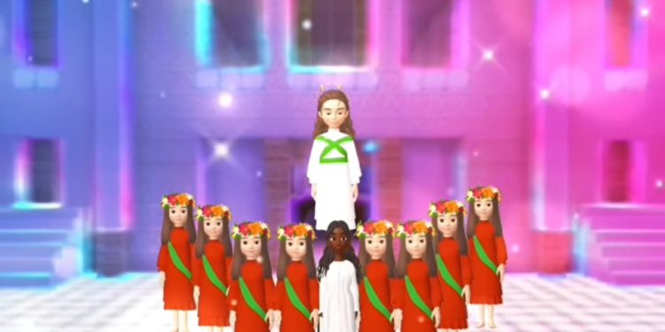 Oratório de Santa Luzia vira desenho animado com cenário feito em Minecraft