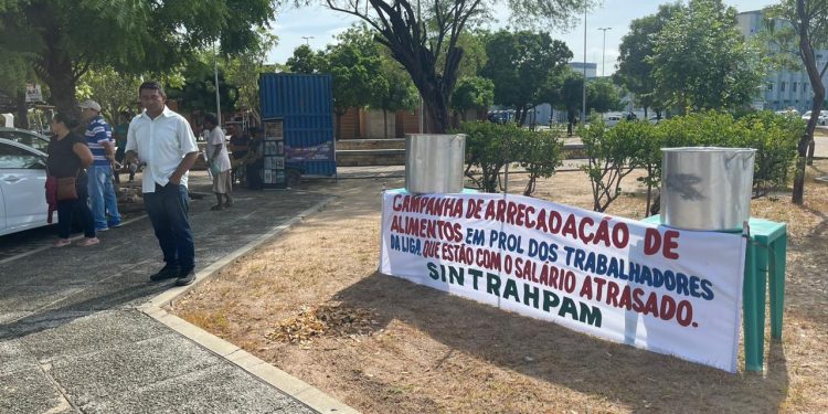 Servidores da Liga de Mossoró fazem campanha para arrecadar alimentos