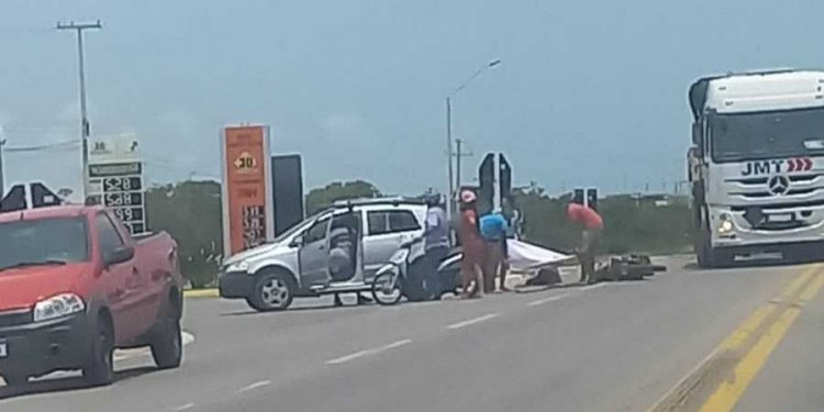 Homem morre em acidente na BR 304