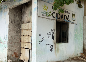 Antiga Base Integrada Cidadã é incendiada no Bairro Paredões