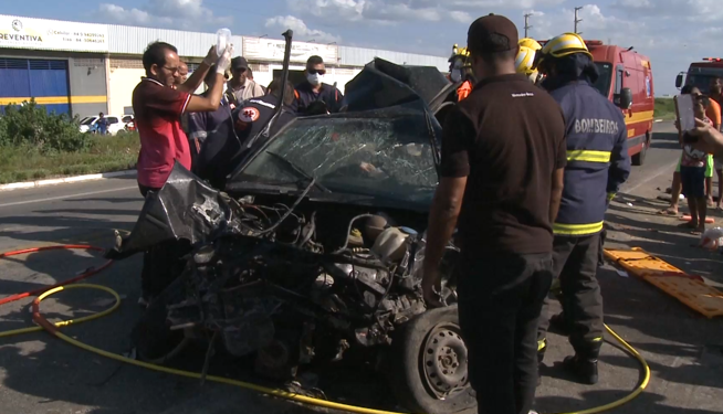 Estado de saúde da vítima de acidente na BR 304 é estável