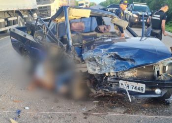 Uma pessoa morreu e cinco ficaram feridas em acidente na BR 304