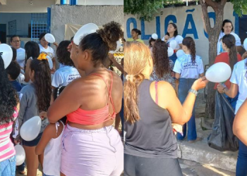 Estudantes são recepcionados com momento da paz em escolas de Mossoró