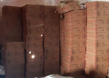 Mais de três mil caixas de cigarros contrabandeadas são apreendidas em Assú