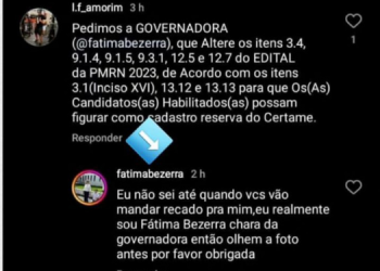 Fátima Bezerra é confundida na internet; entenda