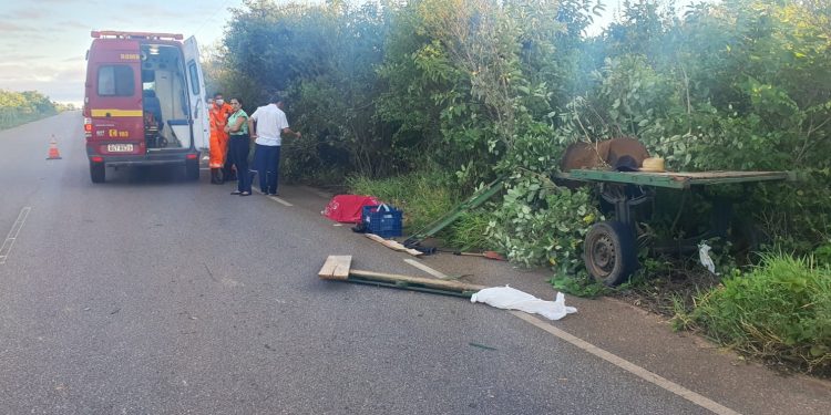 Agricultor de 71 anos morre em acidente na RN-015