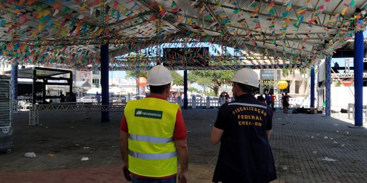 CREA-RN fiscaliza estruturas do Pingo da Mei Dia