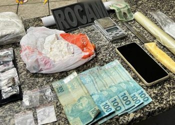 Homem é preso e drogas apreendidas no Bairro Nova Betânia