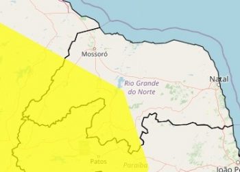 Inmet emite alerta de vendaval para o Oeste Potiguar