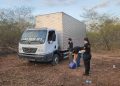 Após assalto, vítimas ficam 14 horas amarradas e caminhão é localizado