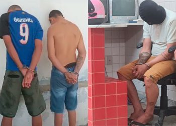 Três homens são presos por furto e receptação de veículos em Mossoró