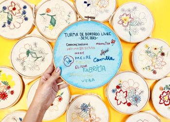 Linhas que se cruzam: os bordados de Caroline