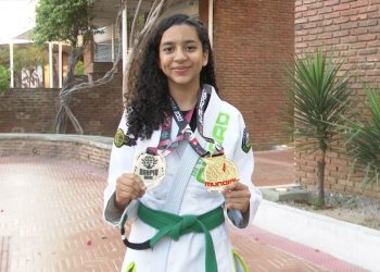 Mossoroense de 13 anos conquista bicampeonato mundial de jiu-jitsu