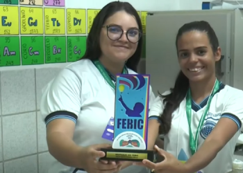 Alunas são premiadas com projeto científico do mel de abelha