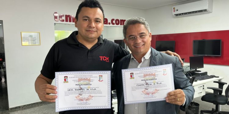 Profissionais da TCM recebem menção honrosa em aniversário do 12º BPM de Mossoró