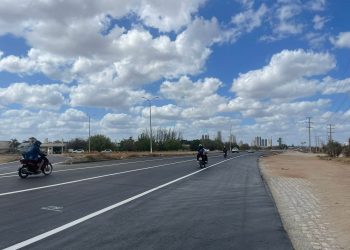 Obra na rotatória do Thermas tem mais uma via liberada na BR-304