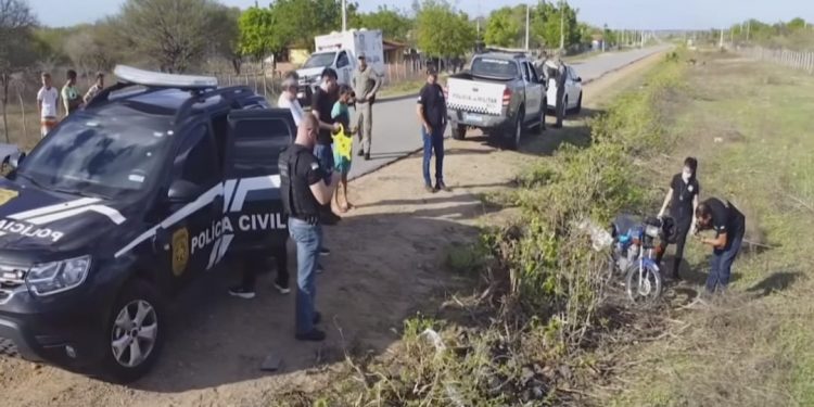 Idoso morre após cair de moto na RN-117