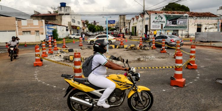 Prefeitura de Mossoró inicia simulação viária na rotatória do Vuco-Vuco