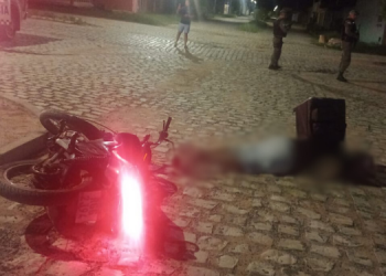 Entregador é morto com quatro tiros ao fugir de assaltantes em Mossoró 