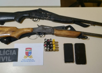 Jovem que postava fotos com armas em rede social é preso em Florânia