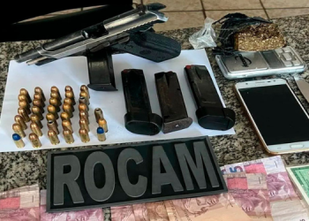 Foragido da Justiça é preso em Mossoró portando pistola que pertencia à polícia de SP    