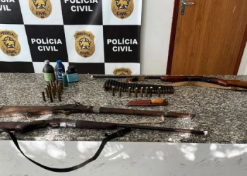 Polícia prende dois homens por posse ilegal de arma de fogo no interior do RN 