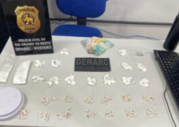 Polícia apreende porções de cocaína e crack no Dom Jaime Câmara em Mossoró