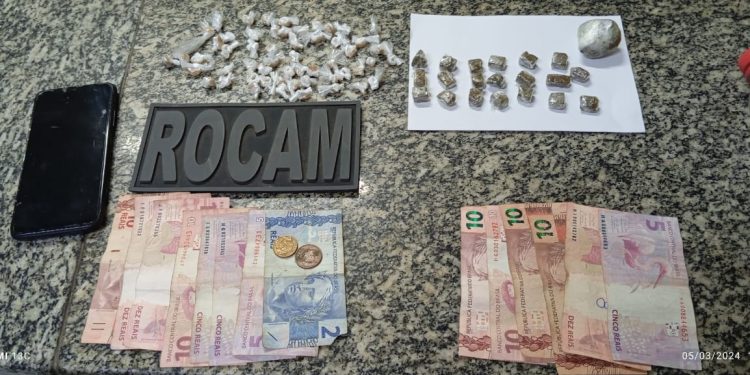 Dupla é presa por mandado de prisão em aberto e tráfico de drogas em Mossoró 