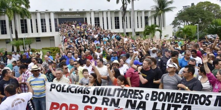 Servidores da Segurança Pública do RN suspendem diárias operacionais e protestam nesta segunda (18)
