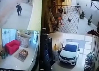 Imagens mostram psicóloga recepcionando homem antes do crime; veja vídeo