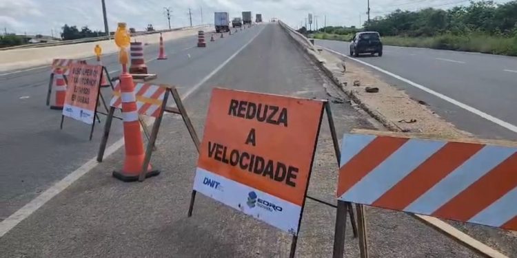 DNIT realiza manutenção de Viaduto do Santa Delmira e anuncia interdições