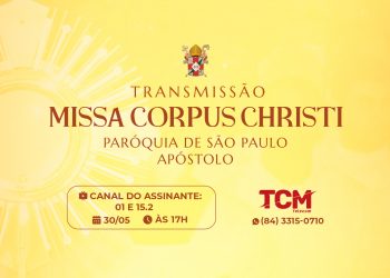 Missa de Corpus Christi será transmitida pela TCM nesta quinta-feira (30)