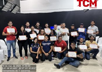 Capacitação de primeiros socorros para membros da Cipa aconteceu na TCM Telecom nesta quinta-feira (16)
