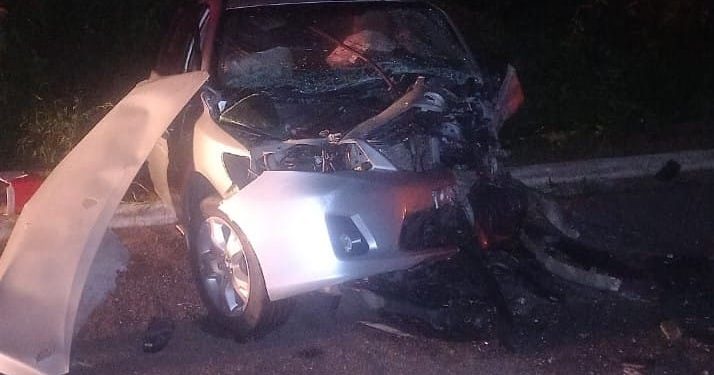 Colisão frontal deixa um morto e um ferido na BR-304, próximo à Maísa