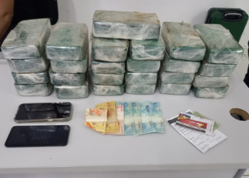 Carga de cocaína avaliada em mais de R$ 3 milhões é apreendida em São José de Mipibu 