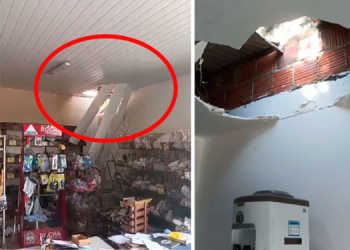 Estabelecimentos comerciais de Mossoró são alvos de bandidos na madrugada desta quinta-feira (23) 