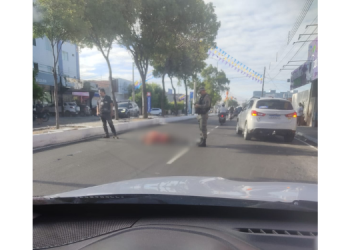 Paulo Doido é atropelado por motocicleta no Alto de São Manoel em Mossoró