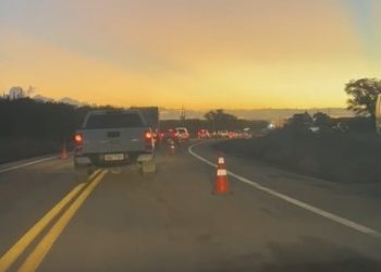 DNIT libera faixa do desvio da BR-304 em Lajes no sistema pare e siga